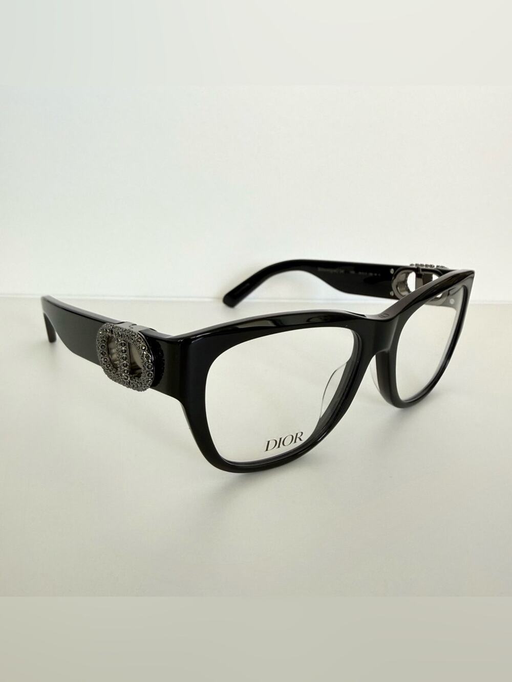 NEW!!! Christian Dior women black eyeglasses 30MontaigneO S4I 1400 Authentic